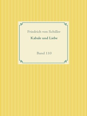 cover image of Kabale und Liebe